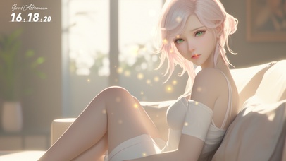 目如秋水，含光一点动人心