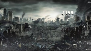 战火过后的城市