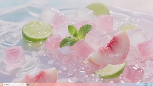 冰凉感蜜桃青柠主题