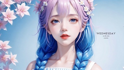 4k可爱气质女孩