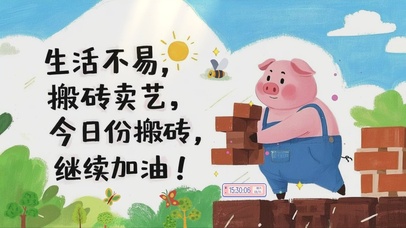 生活不易，搬砖加油