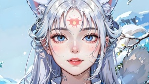 白狐少女