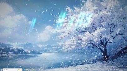 樱雪逐风-桌面主题