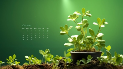 清新绿治愈盆栽