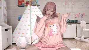 清纯居家美女