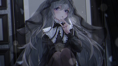 4K 黑丝女仆暗黑系