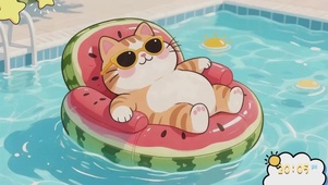 治愈猫咪晒太阳