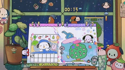 清新插画动漫房间