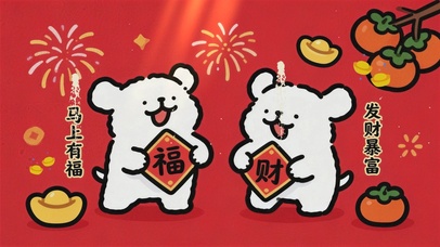 马上有福 发财暴富