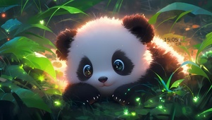 萤火可爱熊猫