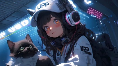 二次元可爱女孩