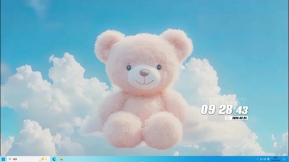 可爱萌宠小熊桌面主题