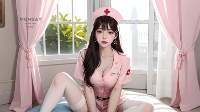 纯欲系护士制服女生