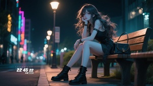 五彩霓虹