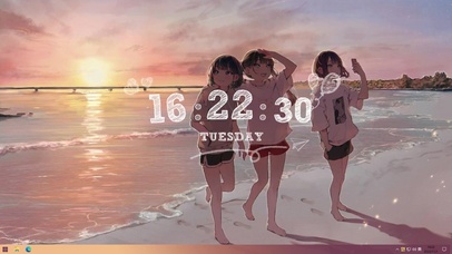 夕阳见证的友谊