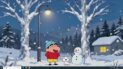 小新的欢乐冬日主题