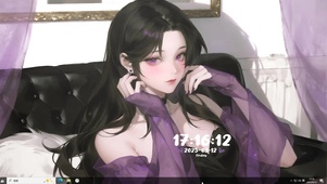 复古清雅美女