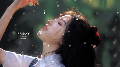 温婉伊人4K~【唯美小清新风】