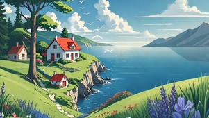 海畔静居之美