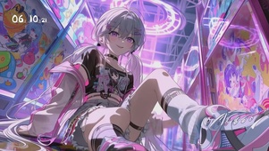 赛博双马尾少女