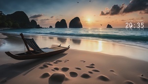 清新海滩