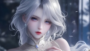 白发高冷女神