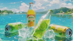 夏日氛围感清凉桌面
