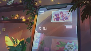 温馨动漫房间