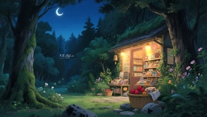 森林的夜晚