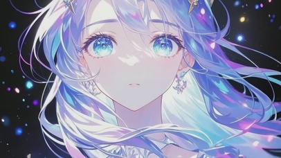 二次元氛围感少女