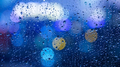 8K 超清  夜幕下雨 