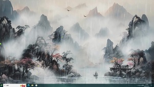 古风意境山水-桌面主题