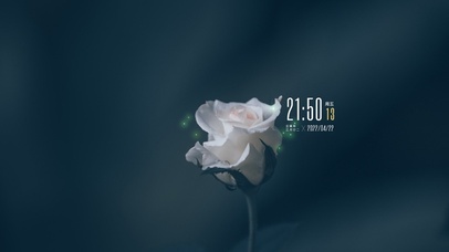 淡雅玫瑰（含真实时间天气））