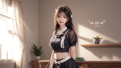 小清新纯欲系居家女孩