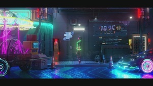 赛博朋克の轉角：港湾BAR后門
