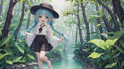 童话森林里的小精灵