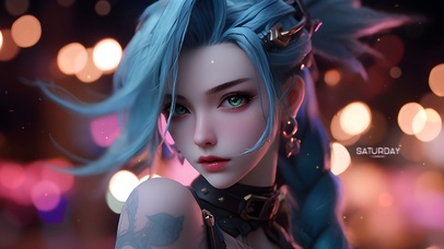 4K赛博朋克冷酷金克斯