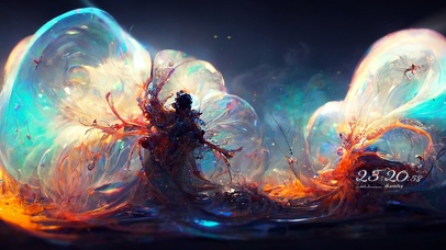 唯美梦幻秘境水母树