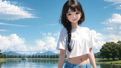 4k可爱文艺女孩