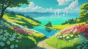治愈绿色风景