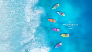 海上小船