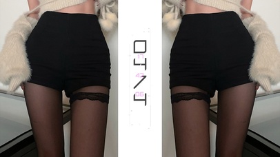 短裤黑丝小姐姐