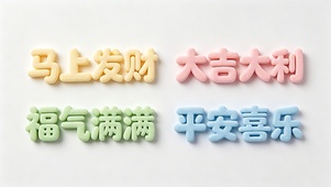 发财大吉福气平安