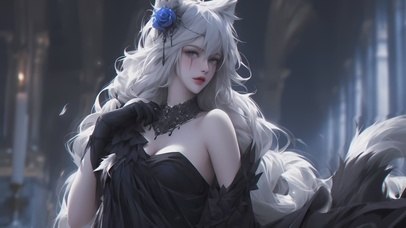 4K性感猫耳游戏少女阿狸