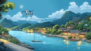 江南夜景