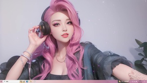 耳机治愈少女