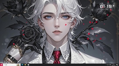 帅气绝美的玫瑰贵公子