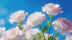 清新护眼洋桔梗