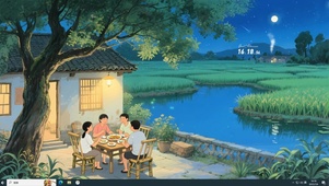 童年乡村夏夜