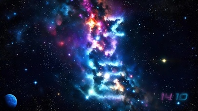 文字画-星空好运